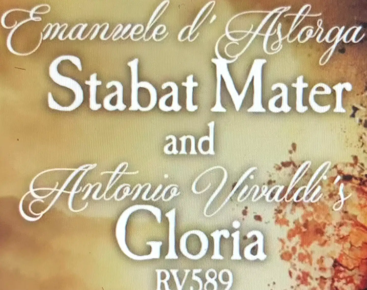 Stabat Mater and Gloria RV589 by DCCU