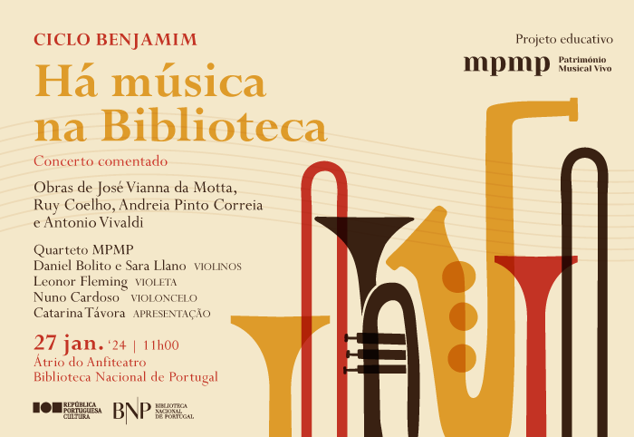 Ciclo Benjamim. Há Música na Biblioteca!