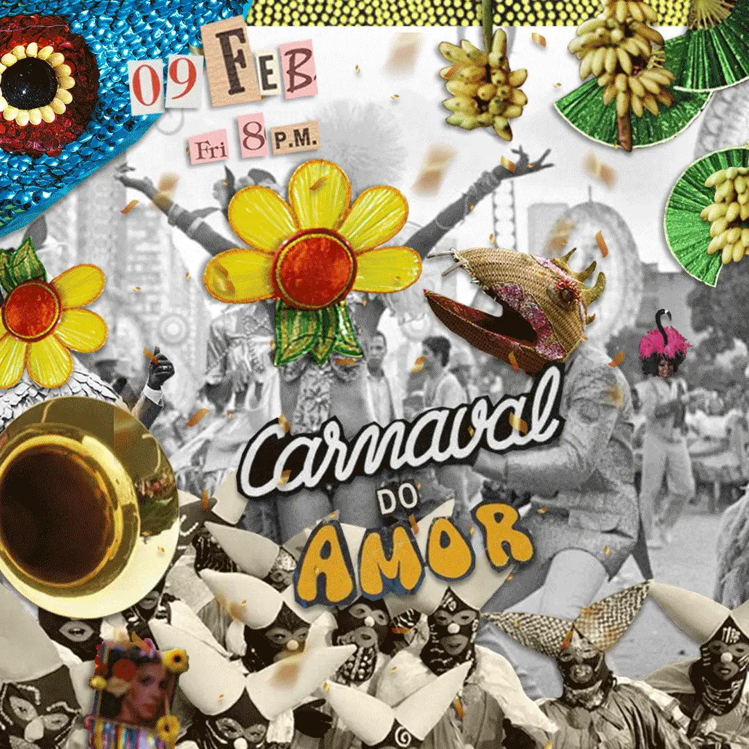 Carnival mode ON! Rock that killer look, decorate those shoes, and let's hit the dance floor : ) Make way, share the plot because 8 hours of revelry are already in the cards. Friday, February 9th, kick-off at 8 pm. Grab your costume, hit up your crew and bring love ; )!