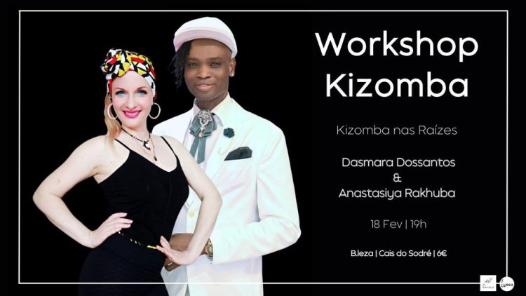 Danças no B.leza 18 Fev Kizomba nas Raízes Dasmara & Anastasiya