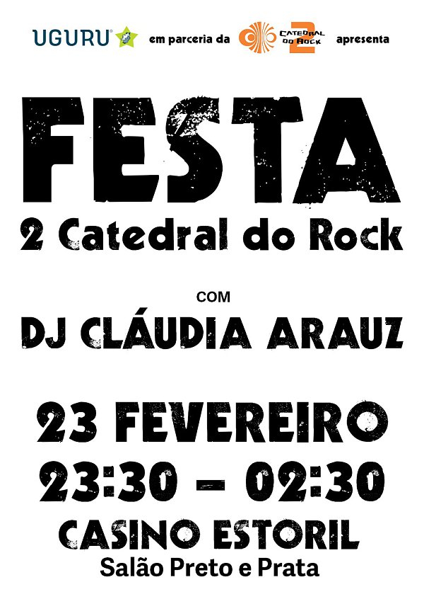 FESTA 2 CATEDRAL DO ROCK COM DJ CLÁUDIA ARAUZ