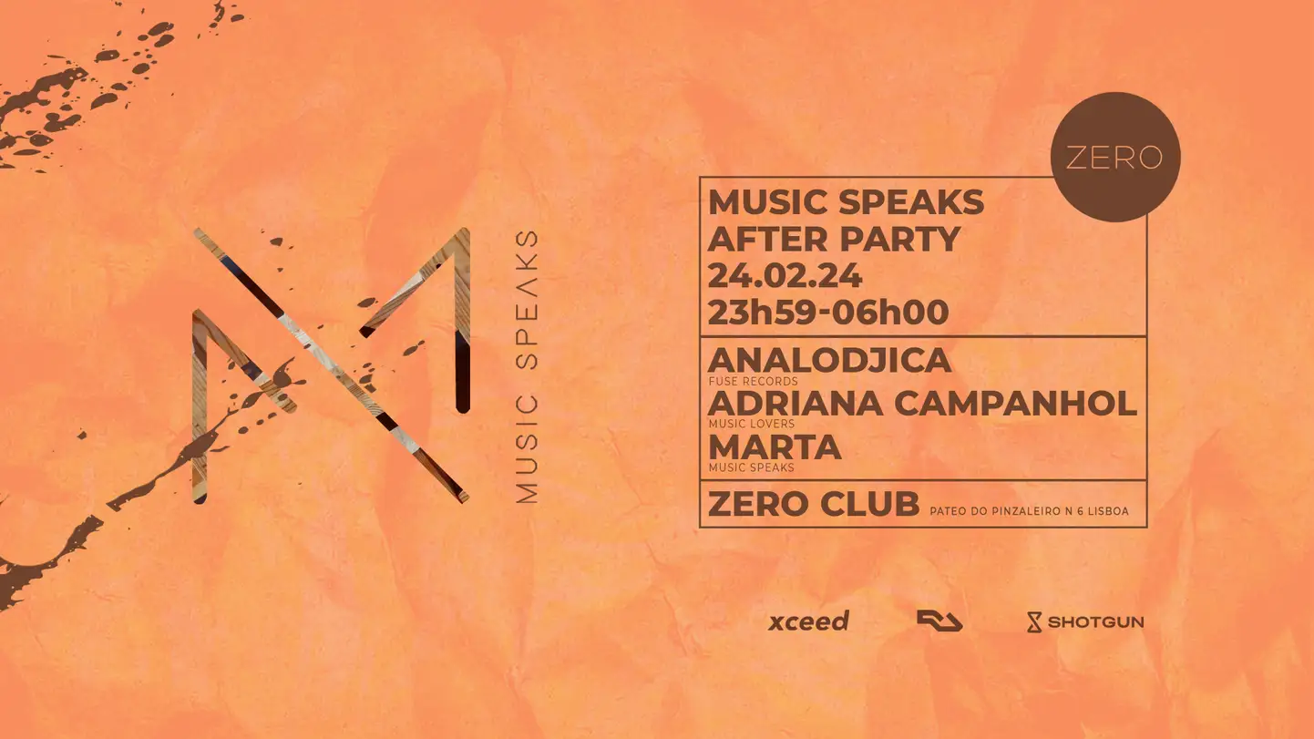Music Speaks After Party - Zero Club