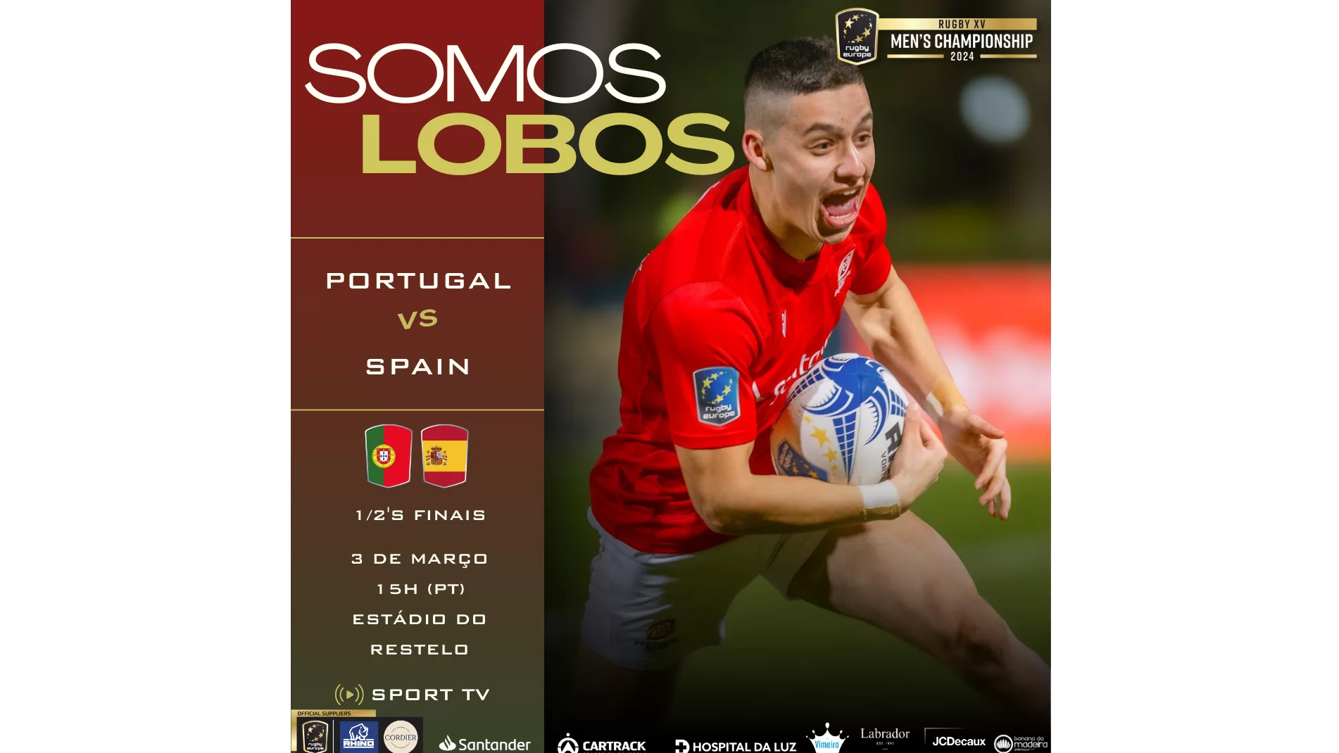PORTUGAL X ESPANHA - Rugby Europe Championship 2024