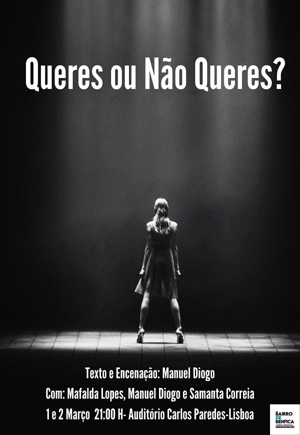 QUERES OU NÃO QUERES