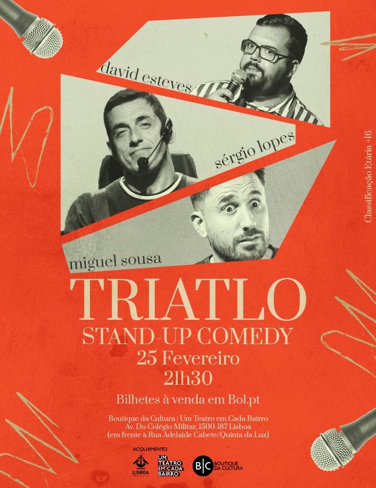 TRIATLO - Espetáculo de Stand-Up Comedy