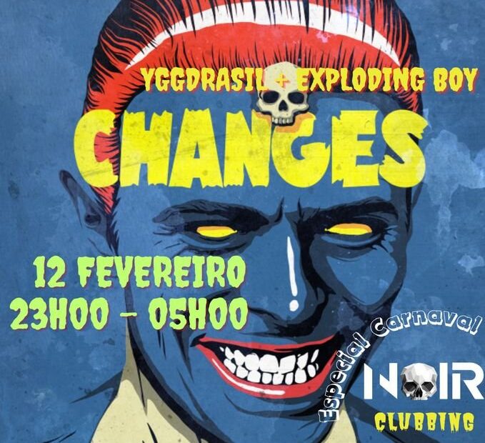 Undead Decadence Party - Especial Carnaval > Segunda 12 de Fevereiro Hosts: Yggdrasil + Exploding Boy Post-punk | DarkWave | Alternative 80s | Goth | Electro Das 23:00 às 5:00 Entrada 3 Noir