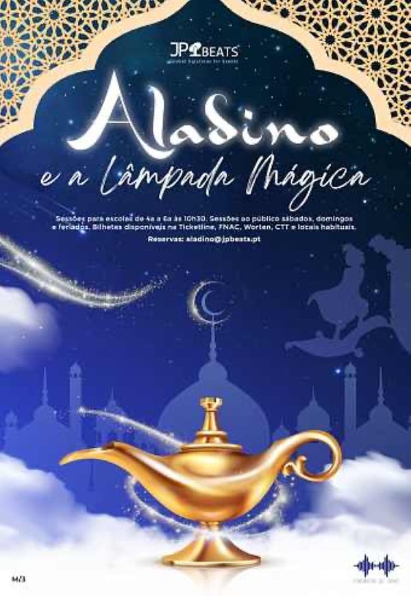 ALADINO E A LÂMPADA MÁGICA - CC Olga Cadaval
