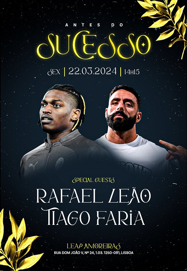 ANTES DO SUCESSO -Rafael Leão & Tiago Faria