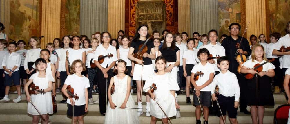 Alunos da École d’Art Musical de Paris