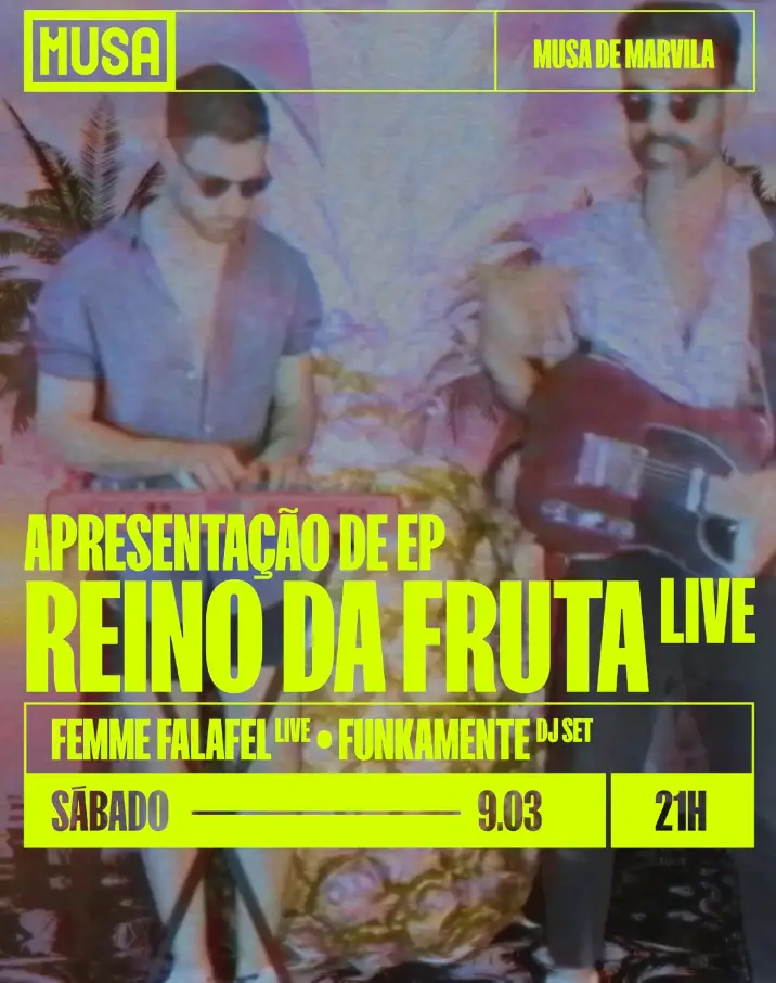 Apresentação do EP de Reino da Frut