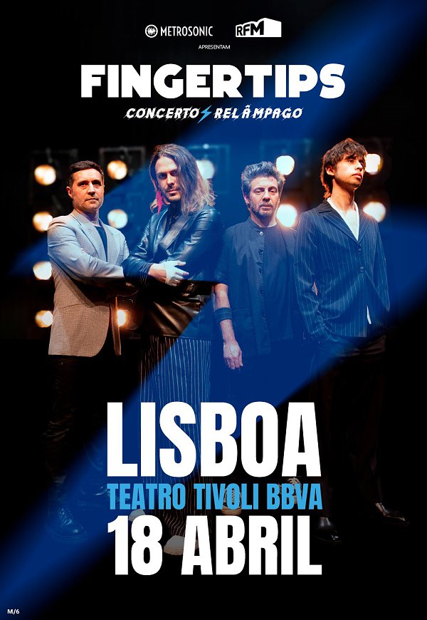 FINGERTIPS CONCERTO RELÂMPAGO - Teatro Tivoli