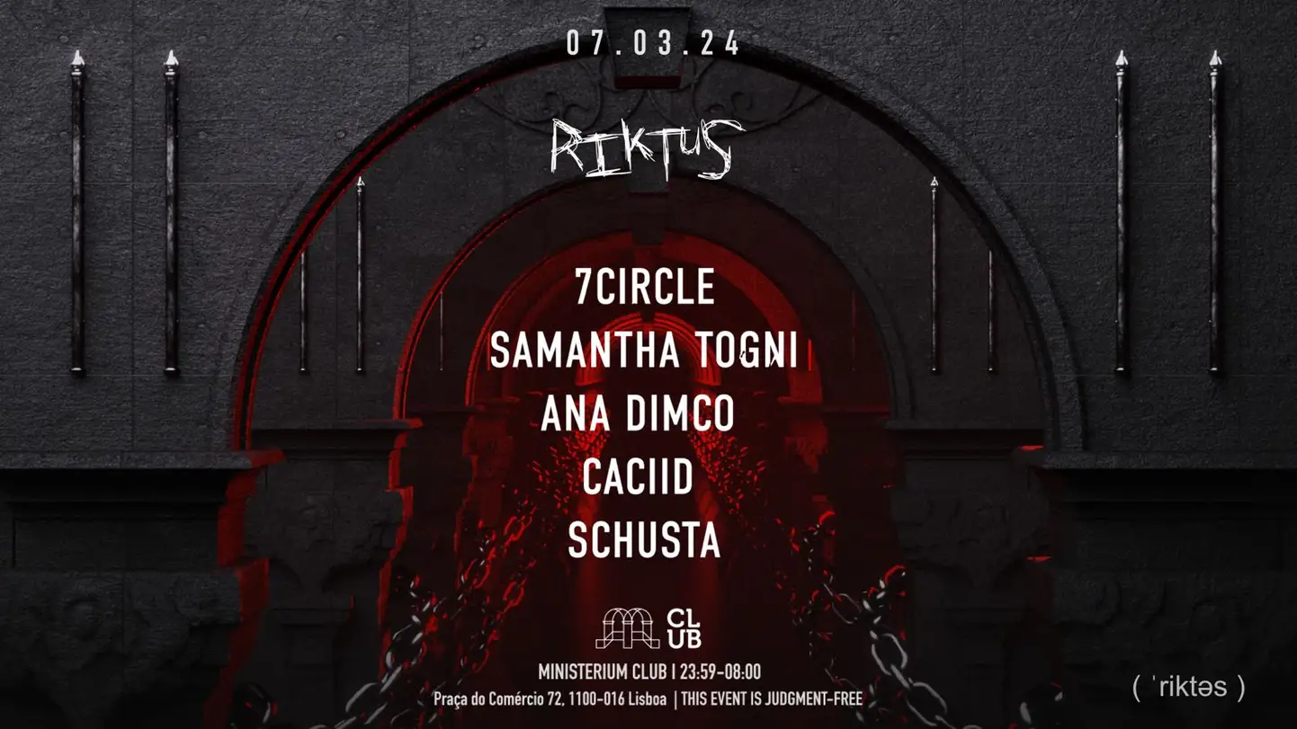 Riktus with 7CIRCLE, Samantha Togni, Ana Dimco, CACIID and Schusta