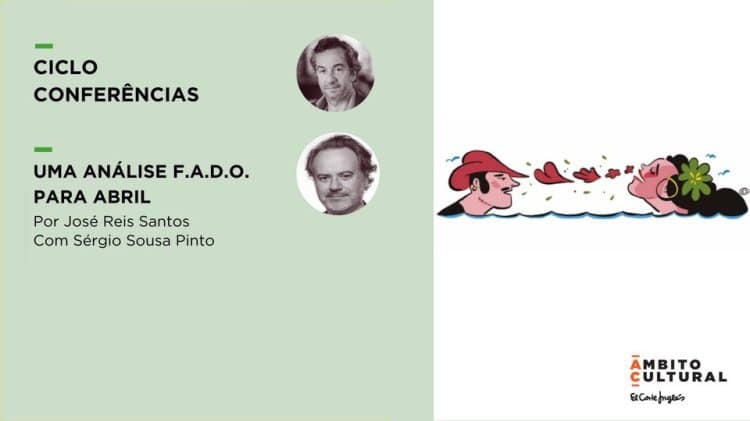 O Âmbito Cultural do El Corte Inglés tem o prazer de convidar para a 3ª sessão do Ciclo de Conferências “Uma Análise F.A.D.O. para Abril” por José Reis Santos e o convidado Sérgio Sousa Pinto, a realizar-se no dia 17 de Maio, pelas 18h30, na Sala de Âmbito Cultural do El Corte Inglés de Lisboa. Sinopse A meados dos anos 60, algumas universidades norte-americanas, dedicadas ao estudo de gestão estratégica empresarial, como Stanford ou Harvard, construíram uma matriz analítica dedicada à apreciação do planeamento estratégico das organizações, e respetivas operações, com foco nas ‘falhas’, ‘oportunidades’, ‘debilidades’ e ‘ameaças’. Consolidado em inglês com o acrónimo SWOT (strengths, weaknesses, opportunities,threats), esta análise foi rapidamente disseminada por quem procurava agregar um caudal informativo significativo, de forma a identificar e gerar vantagens competitivas para os seus negócios ou projetos. Traduzindo por F.A.D.O. («Forças», «Ameaças», «Debilidades», «Oportunidades»), sugere-se a interpretação de Abril neste prisma, qualificando-o como a nossa maior empresa, coletiva e partilhada, com convidados a vestirem a pele de ‘acionistas’ deste nosso país, e a assumirem o legado da revolução como uma corporação multinacional com cinco décadas de existência e forte presença no ‘mercado’, partilhando as suas interpretações. LISBOA — 17 MAIO Debilidades por José Reis Santos e Sérgio Sousa Pinto Que debilidades e desvantagens tem Abril? Quais os pontos em que a concorrência oferece melhor propostas? Em que dimensões analíticas se comporta pior, e que fatores internos o enfraquecem? O que falta para consiga alcançar os seus propósitos? Onde se encontra, e como de deve definir, a sua (auto)confiança? Quais são os hábitos negativos de Abril? Que medos tem, e que recursos lhe faltam? A entrada é gratuita e adstrita a pré-inscrição. A pré-inscrição pode ser feita no site do Âmbito Cultural ou no Ponto de Informação, Piso 0 do El Corte Inglés Grandes Armazéns de Lisboa.
