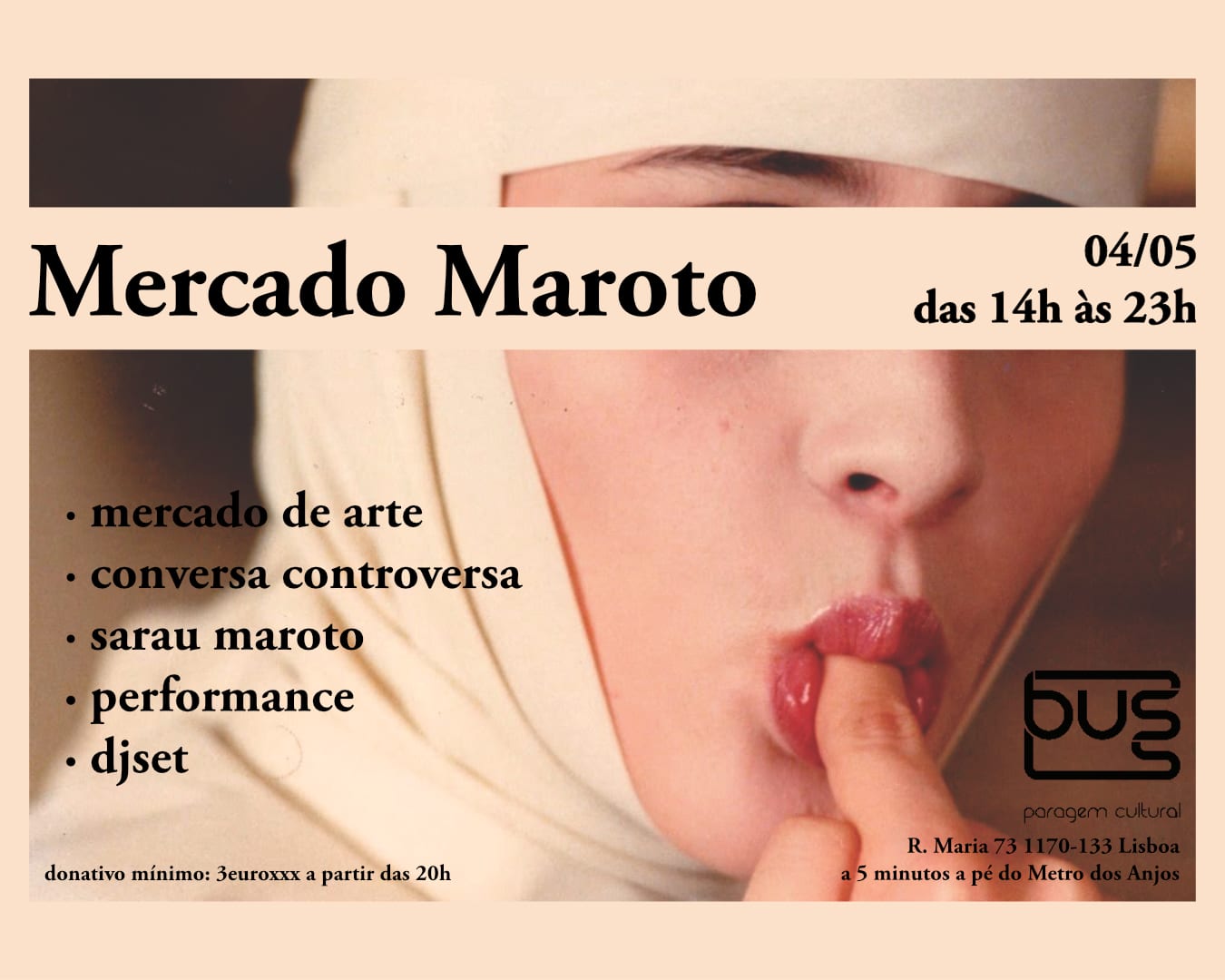 Mercado Maroto no BUS - Paragem Cultural