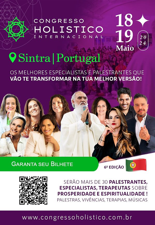 CONGRESSO HOLÍSTICO INTERNACIONAL 6ª EDIÇÃO