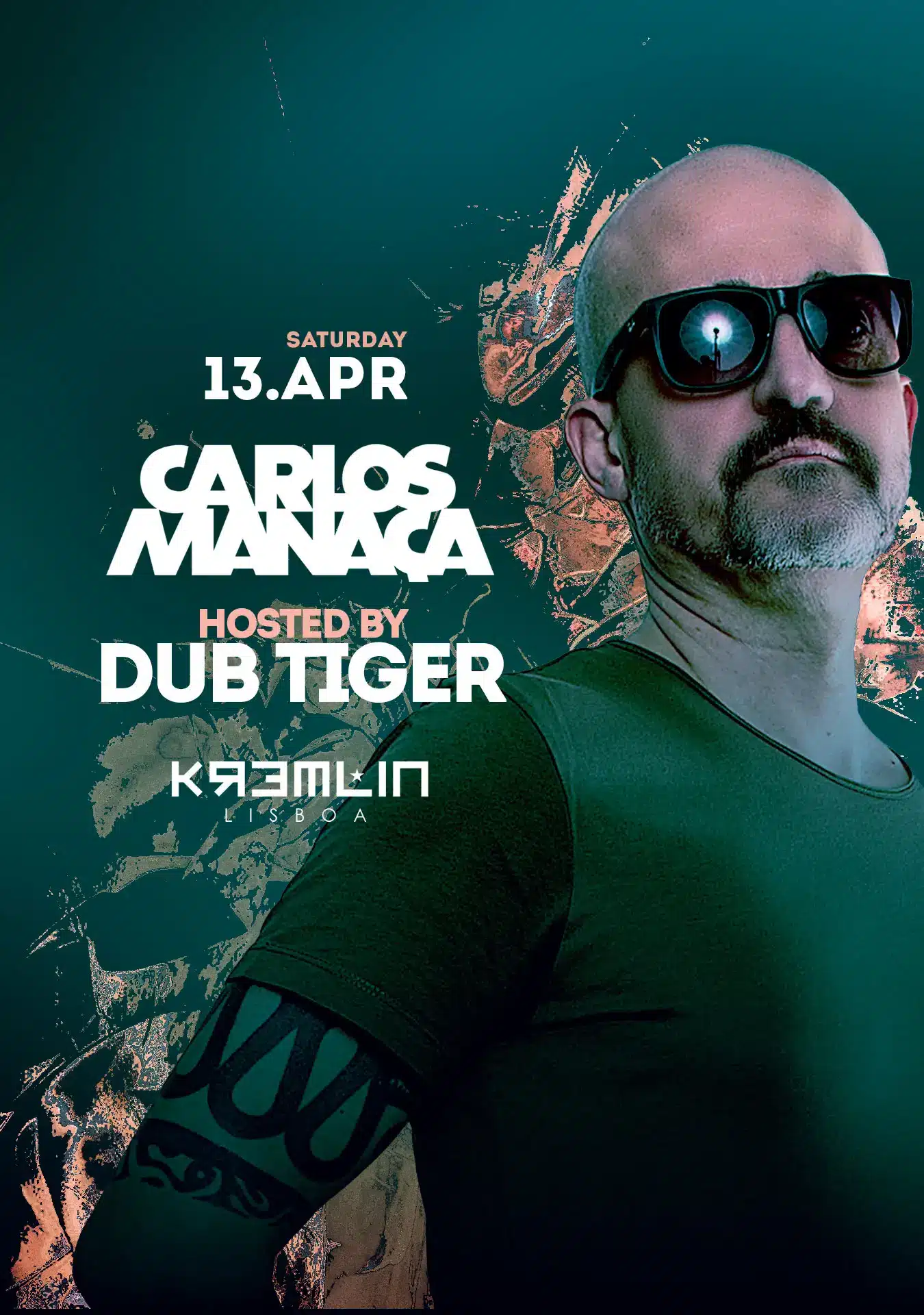 Carlos Manaça, GANDHI - HOSTED BY Dub Tiger - Kremlin