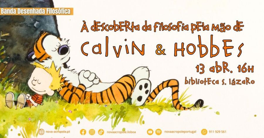 Conferência À descoberta da Filosofia pela mão de Calvin & Hobbes
