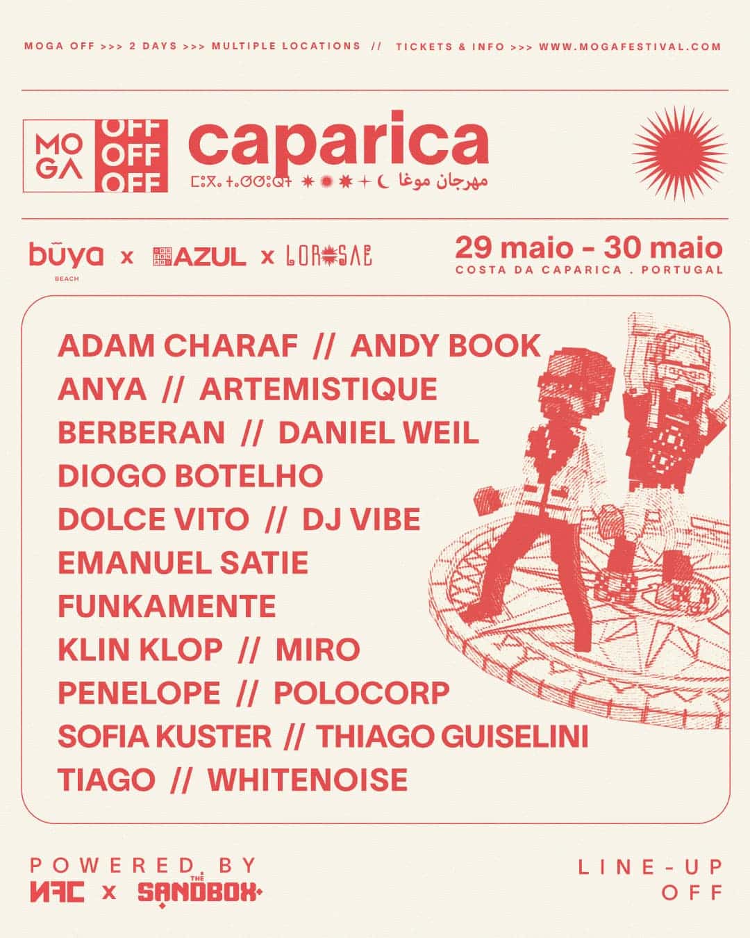 MOGA Festival 2024 Caparica Cartaz Cultural de Lisboa