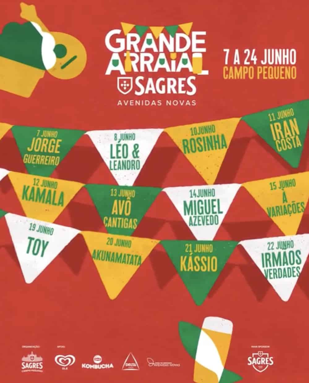 Grande Arraial Sagres 2024 - Avenidas Novas