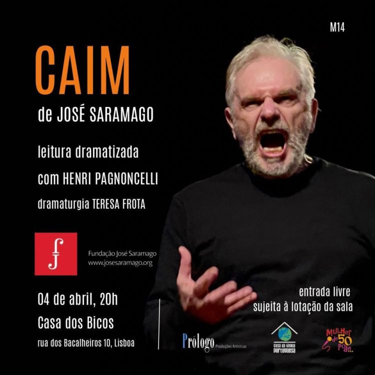 Leitura dramatizada de Caim, por Henri Pagnoncelli