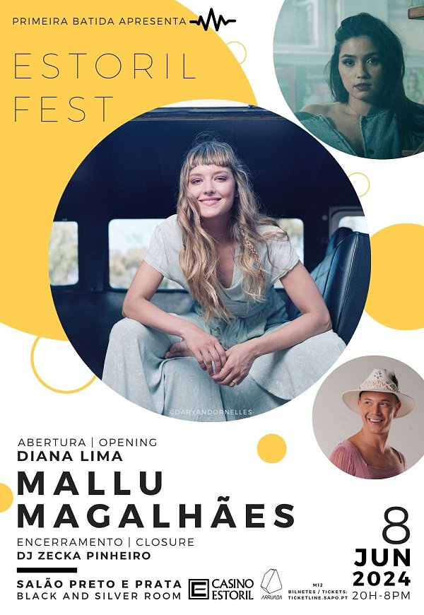 MALLU MAGALHÃES E DIANA LIMA - ESTORIL FEST