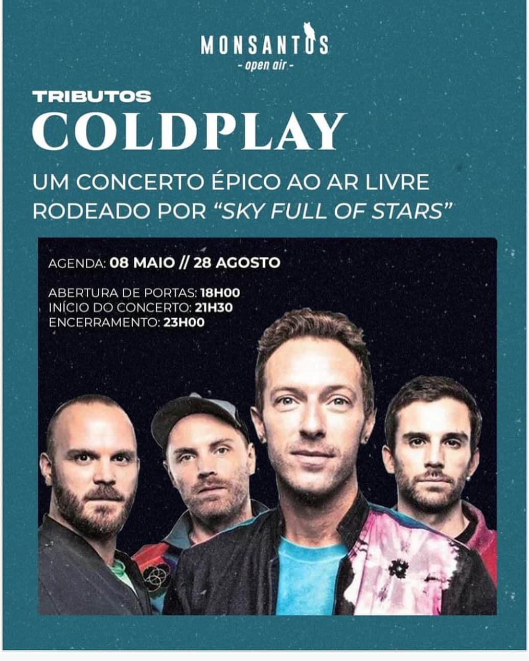 TRIBUTO ÀS GRANDES BANDAS COLDPLAY