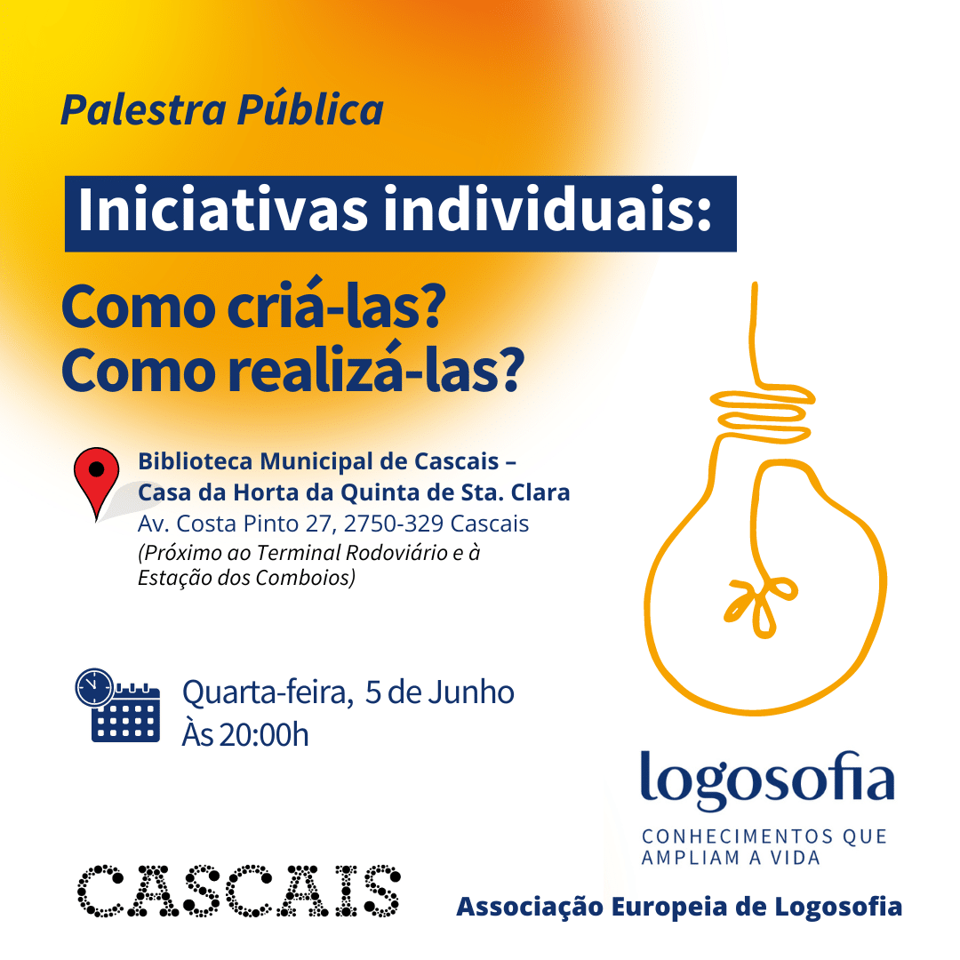 Palestra Pública – Iniciativas individuais: Como criá-las? Como realizá-las?