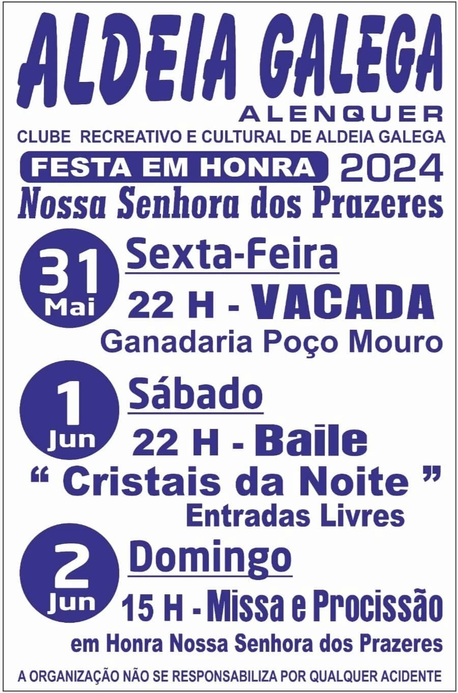Festa Nossa Senhora dos Prazeres 2024 - Alenquer