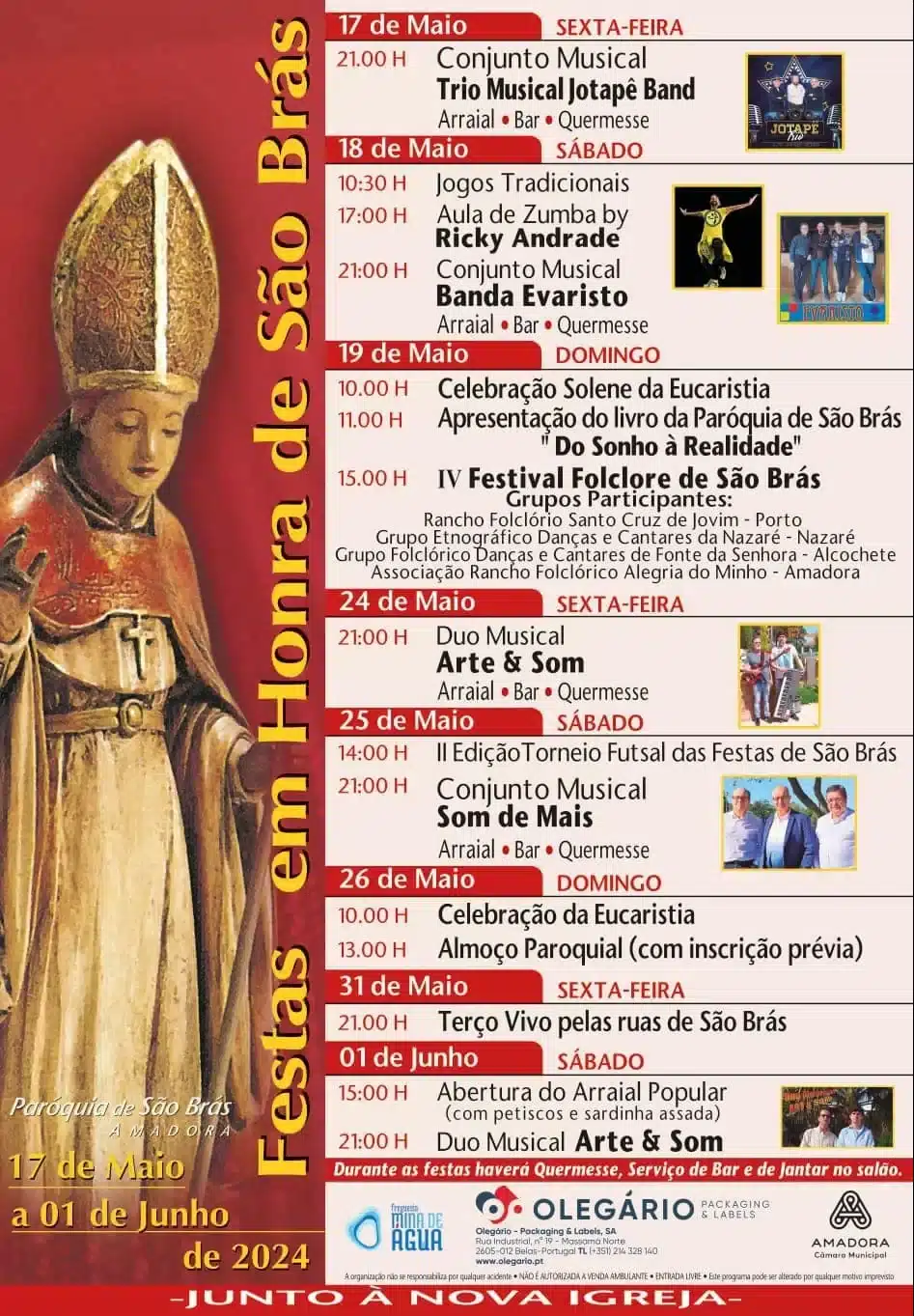Festas Em Honra De São Brás 2024 - Amadora