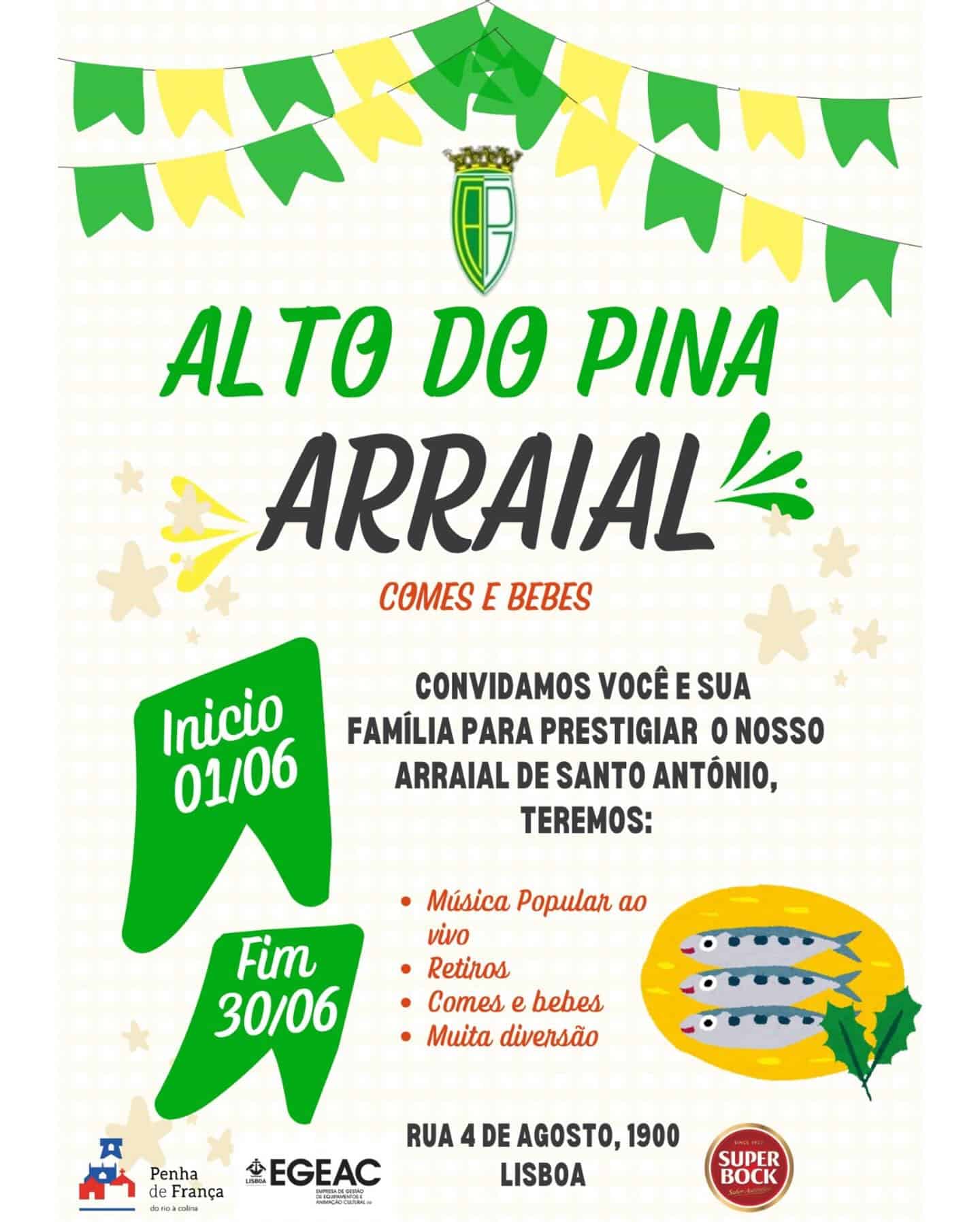 Arraial Popular Alto do Pina 2024