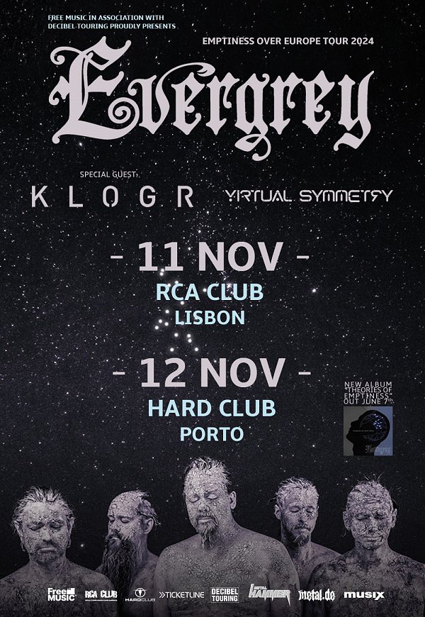 EVERGREY - EMPTINESS OVER EUROPE TOUR 2024