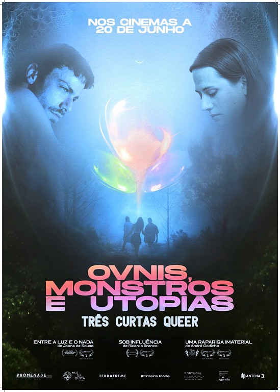 Festa de estreia de Ovnis, Monstros e Utopias Três Curtas Queer