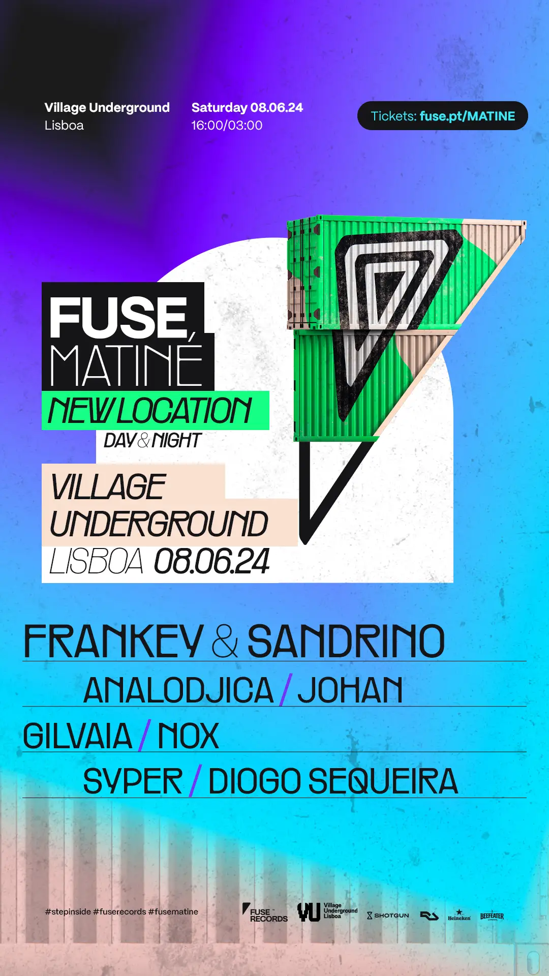 Fuse Matiné Day and Night - Village Underground Lisboa