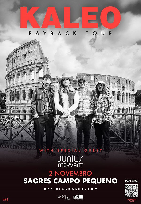 KALEO | PAYBACK TOUR - Campo Pequeno