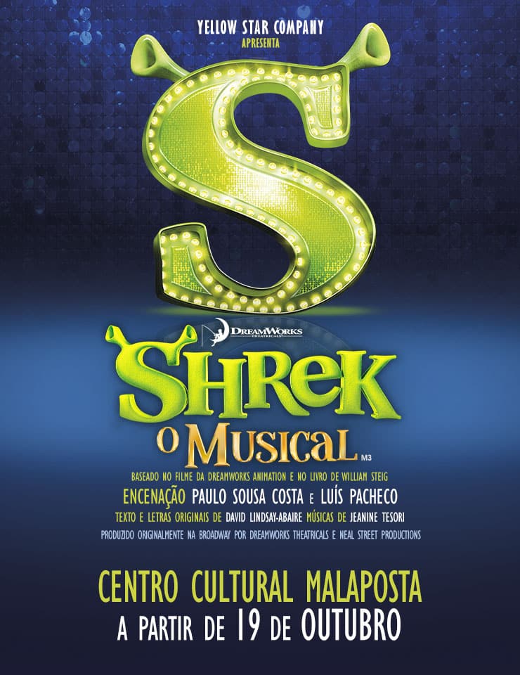 SHREK, O MUSICAL - CENTRO CULTURAL MALAPOSTA