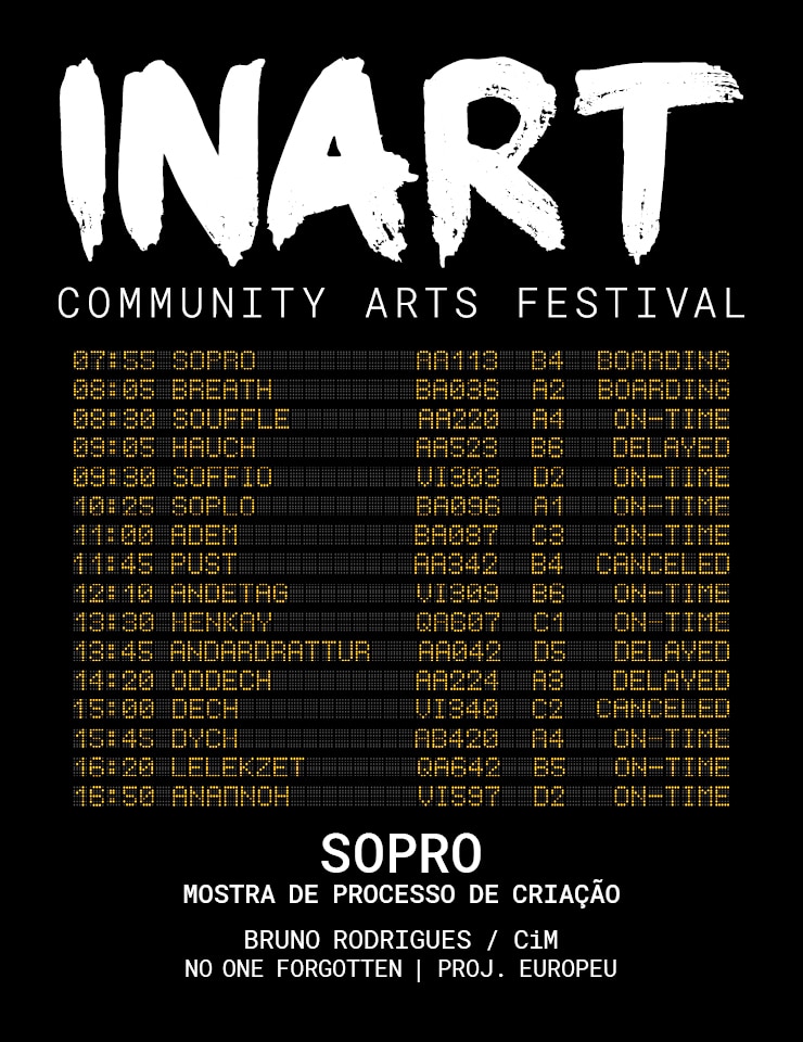 SOPRO PROJECTO EUROPEU NOF – FESTIVAL INART