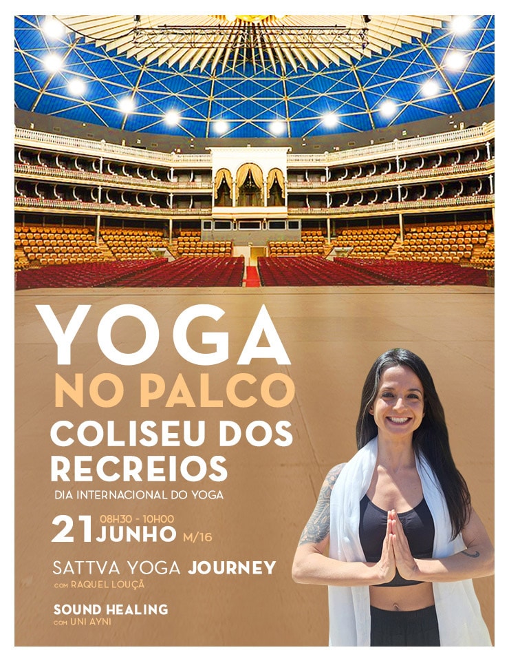 YOGA NO PALCO DO COLISEU DOS RECREIOS