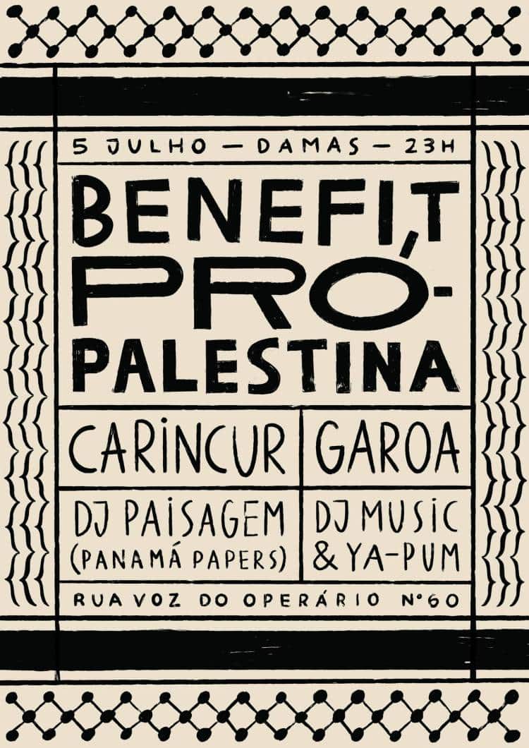 BENEFIT PRÓ-PALESTINA