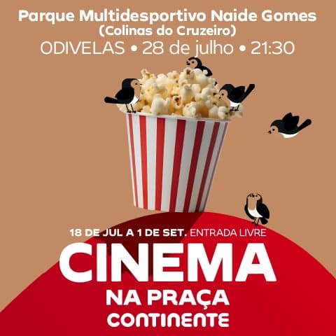 CINEMA NA PRAÇA CONTINENTE