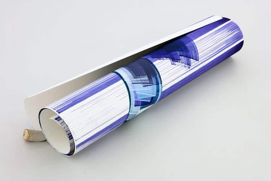 Elisabeth Sonneck – “Scrollpainting 137 fragile turns”