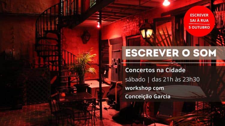 Escrever Sai à Rua Escrever o Som