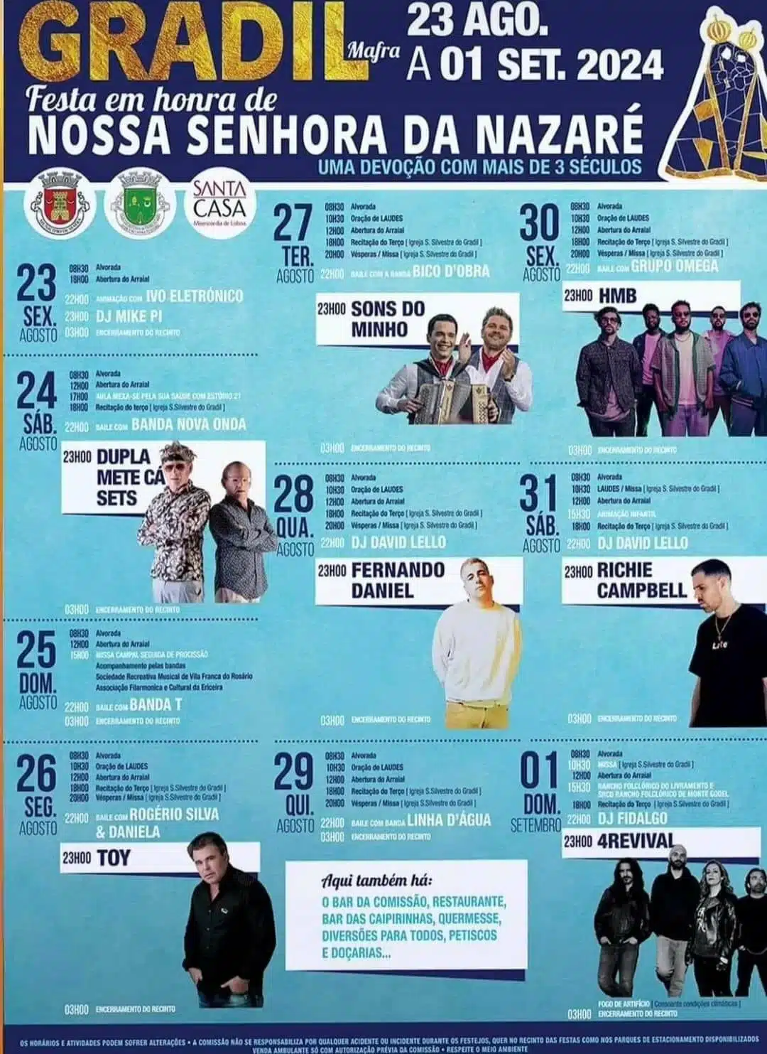 Festa de Nossa Senhora da Nazaré 2024 - Gradil