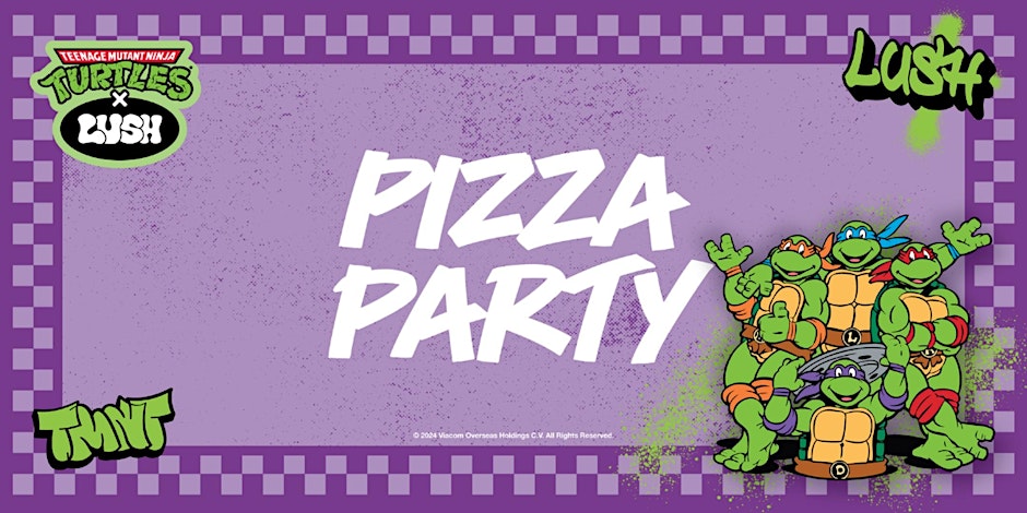 LUSH Amoreiras x Tartarugas Ninja TMNT - Party Massa Alta