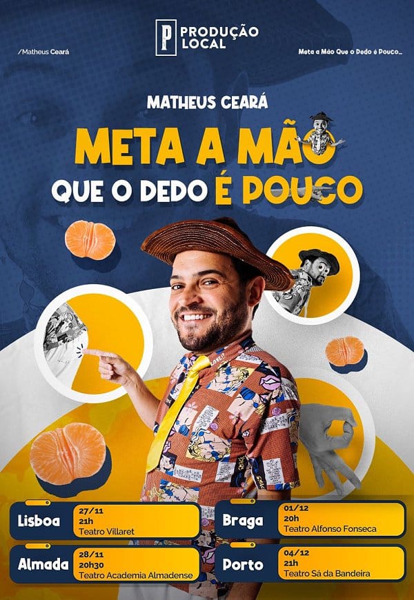 METE A MÃO QUE O DEDO É POUCO - Teatro Villaret