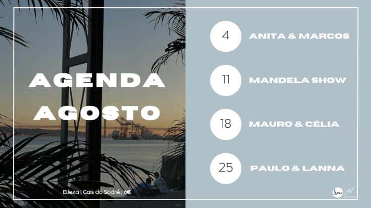 Danças no B.Leza Agenda Agosto 2024