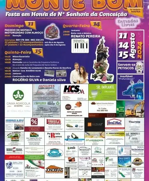 Festa de Senhora da Conceição 2024 - Monte Bom