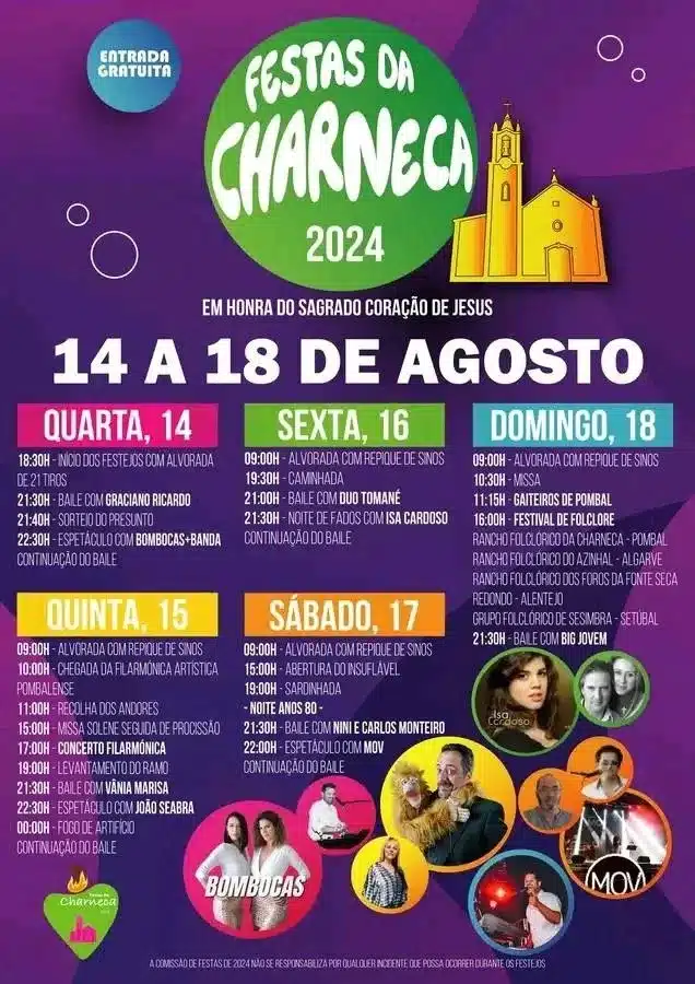 Festas da Charneca 2024 - Pombal