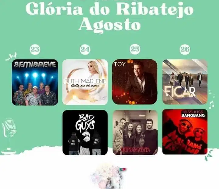 Festas de Nossa Senhora da Glória 2024 - Glória do Ribatejo