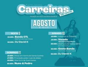 Festas de Santa Quitéria 2024 - Carreiras