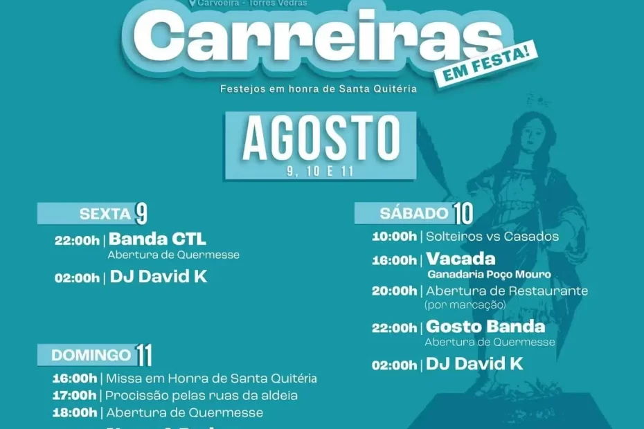 Festas de Santa Quitéria 2024 - Carreiras